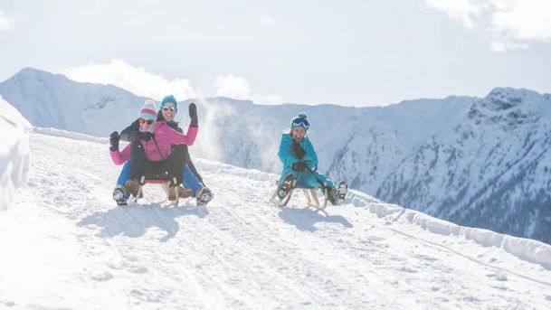 Rodelpartie im Gsiesertal, Spass für die ganze Familie