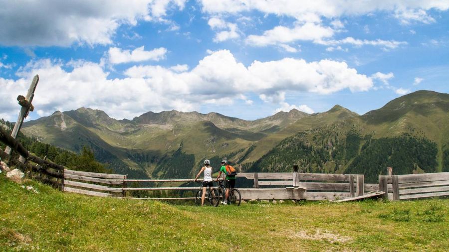Radfahren im Gsiesertal, Bergkulisse